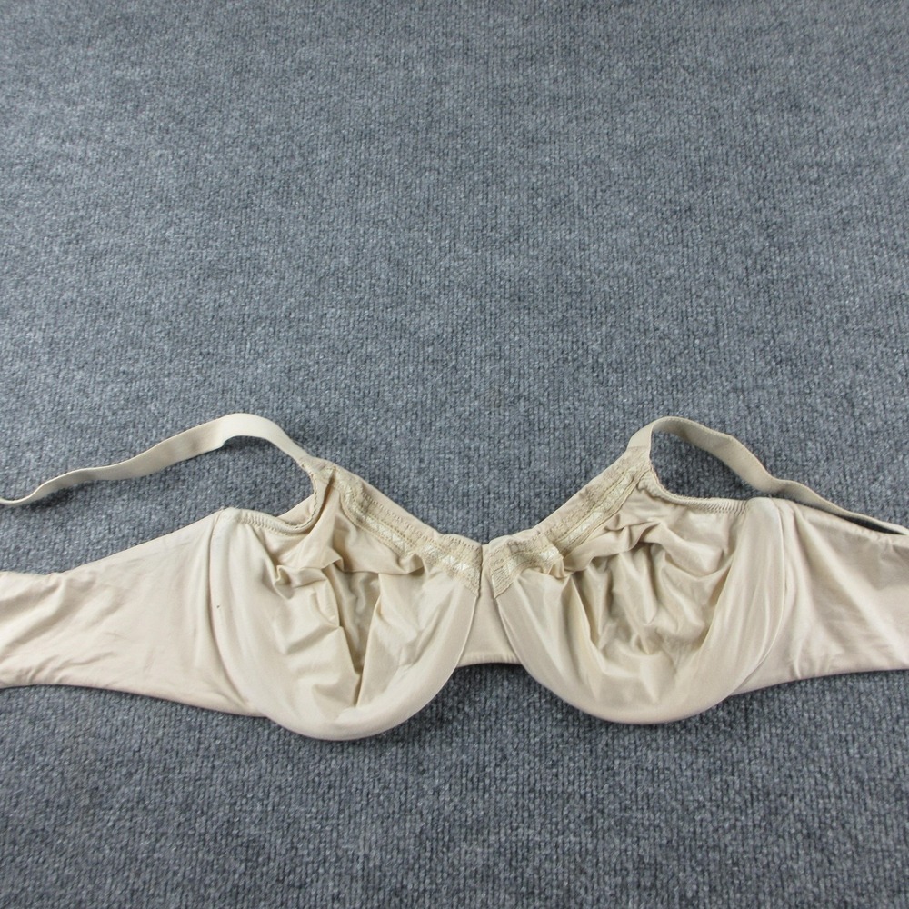Wacoal Minimizer Bra Womens 42D Beige Full Coverage Unpadded Underwire Stretch‎